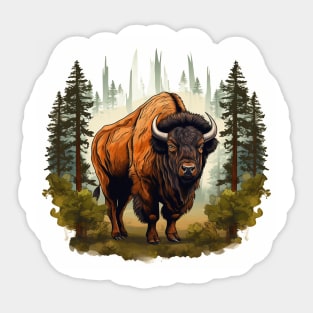 American Bison Sticker